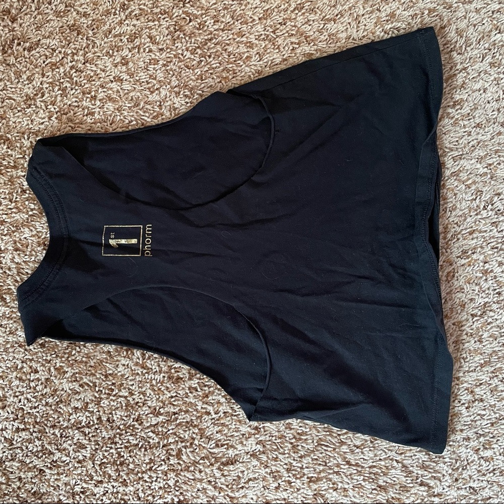 Womens workout cropped tank